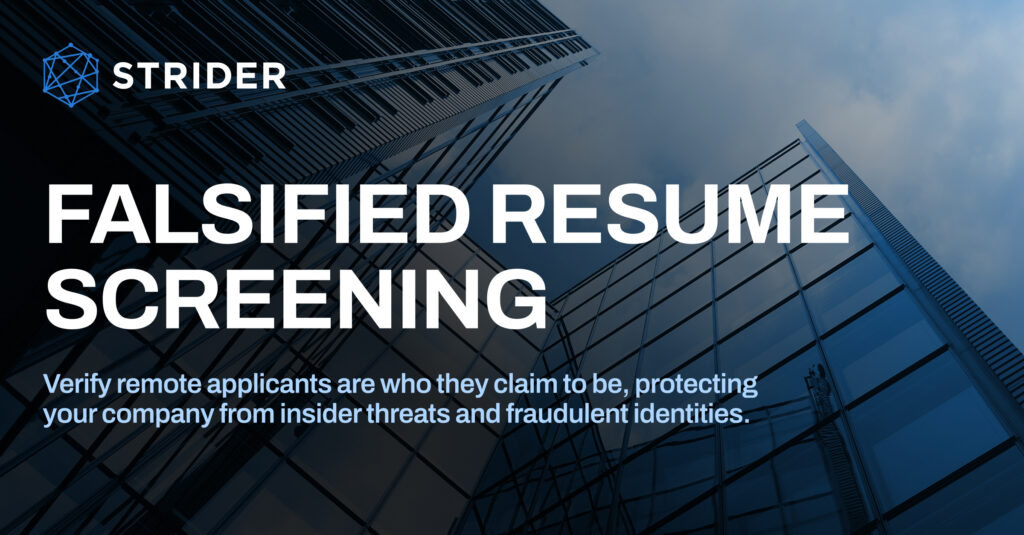 Fraudulent Resume Screening 